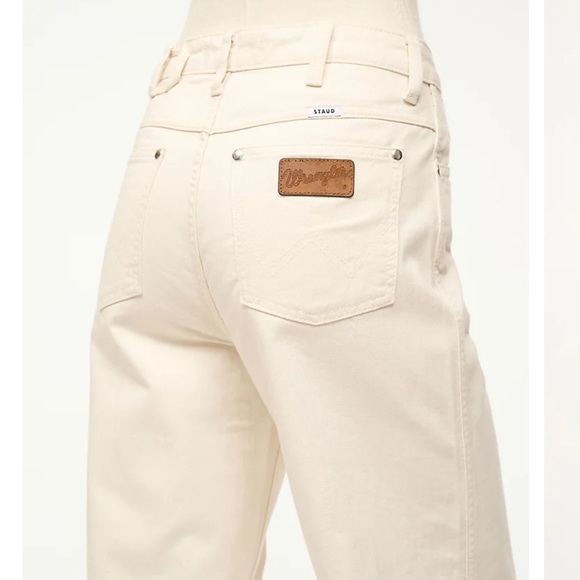 Brand new WRANGLER + STAUD THE LOOSE JEAN IN WHITE - Picture 2 of 5
